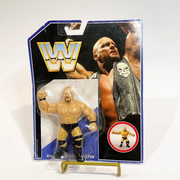 WWE Retro Series 2 Stone Cold Steve Austin Mattel 2017 New in Damaged Package - Picture 1 of 7